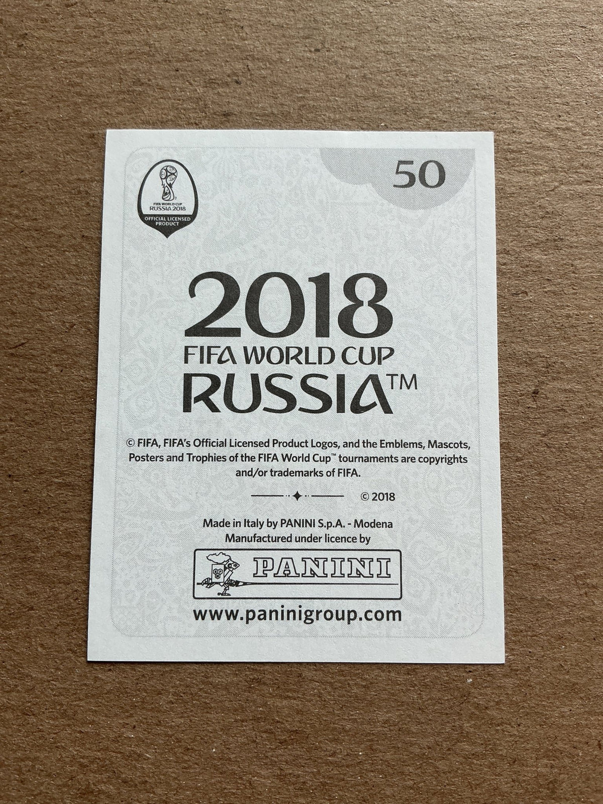 Fedor Smolov, Russia 🇷🇺 FIFA World Cup 2018 Panini hand signed - Autographs-World