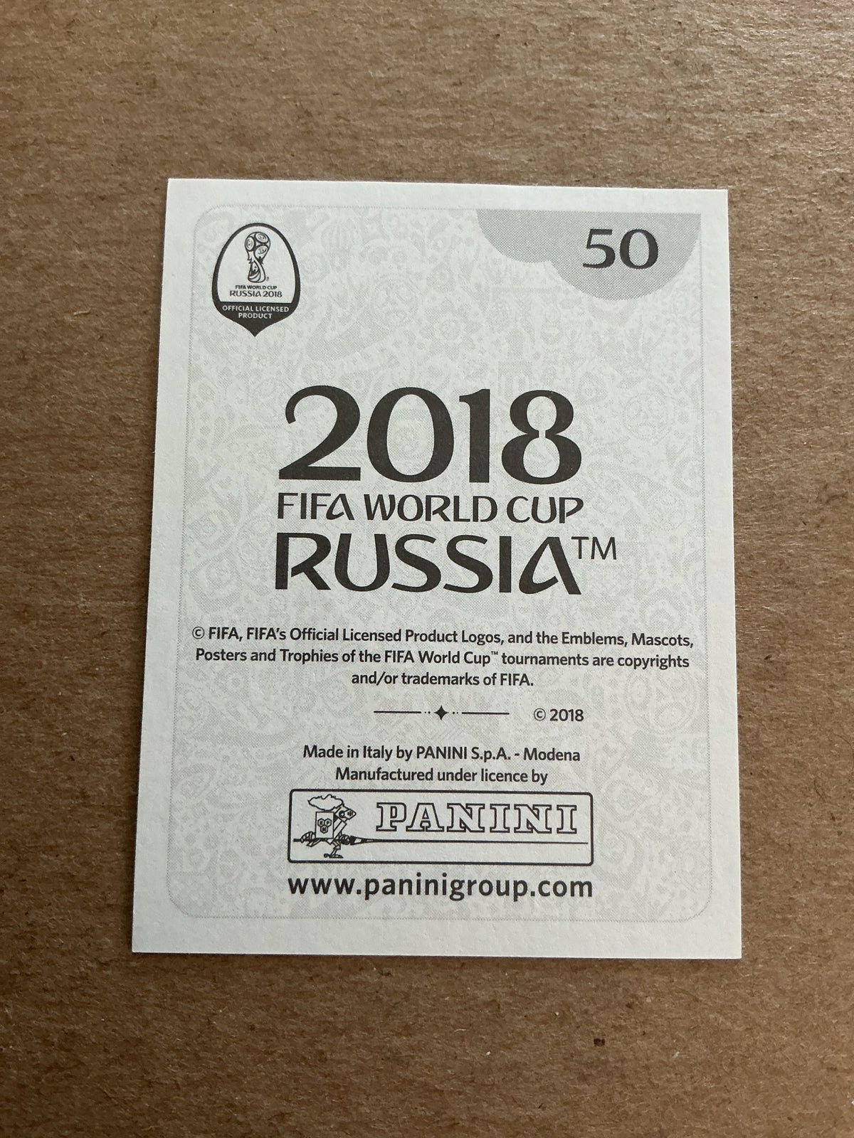 Fedor Smolov, Russia 🇷🇺 FIFA World Cup 2018 Panini hand signed - Autographs-World
