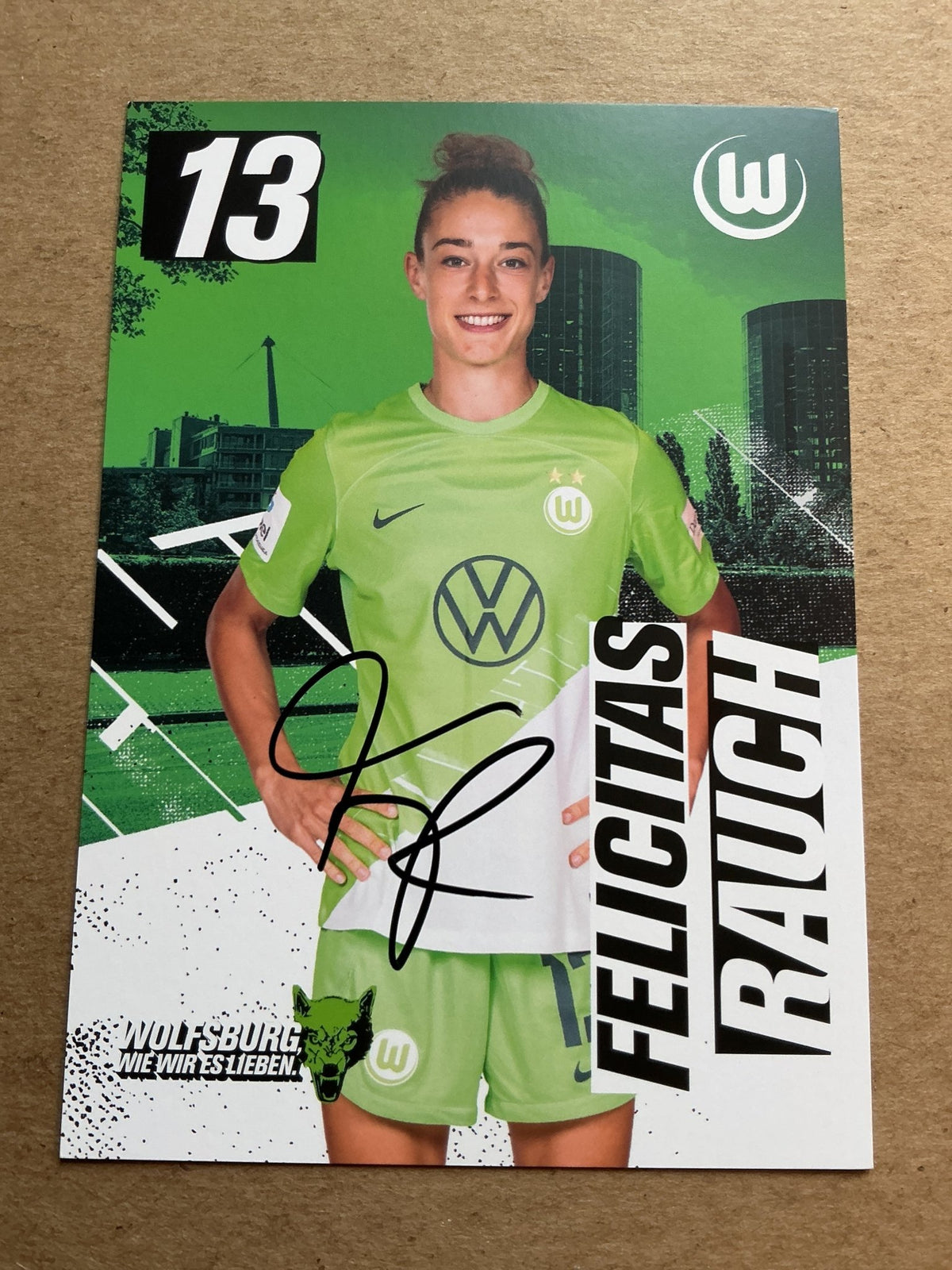 Felicitas Rauch, Germany 🇩🇪 VfL Wolfsburg 2023/24 hand signed - Autographs-World