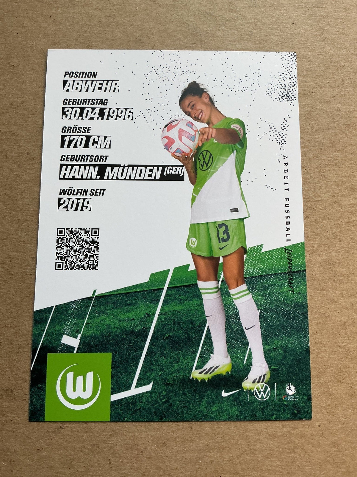 Felicitas Rauch, Germany 🇩🇪 VfL Wolfsburg 2023/24 hand signed - Autographs-World