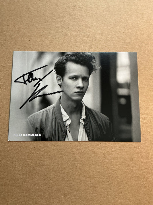 Felix Kammerer, Austria 🇦🇹 Actor 2024 hand signed - Autographs-World