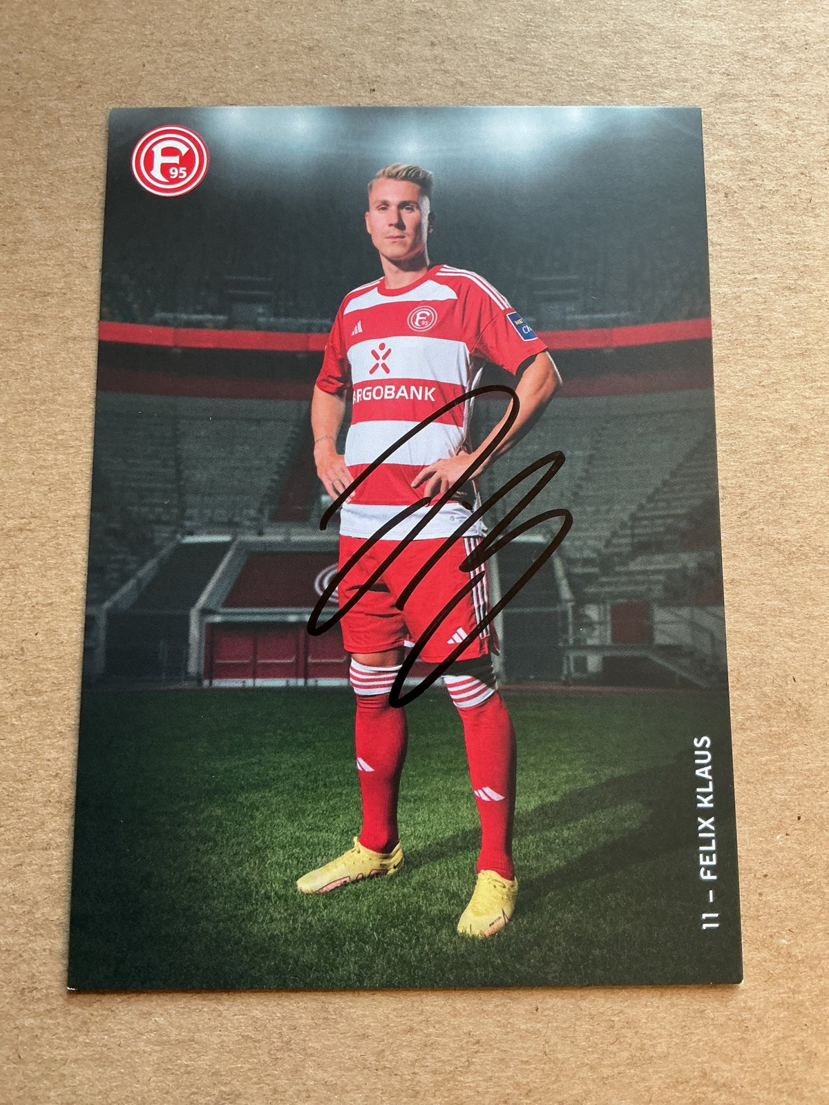 Felix Klaus, Germany 🇩🇪 Fortuna Düsseldorf 2023/24 hand signed - Autographs-World