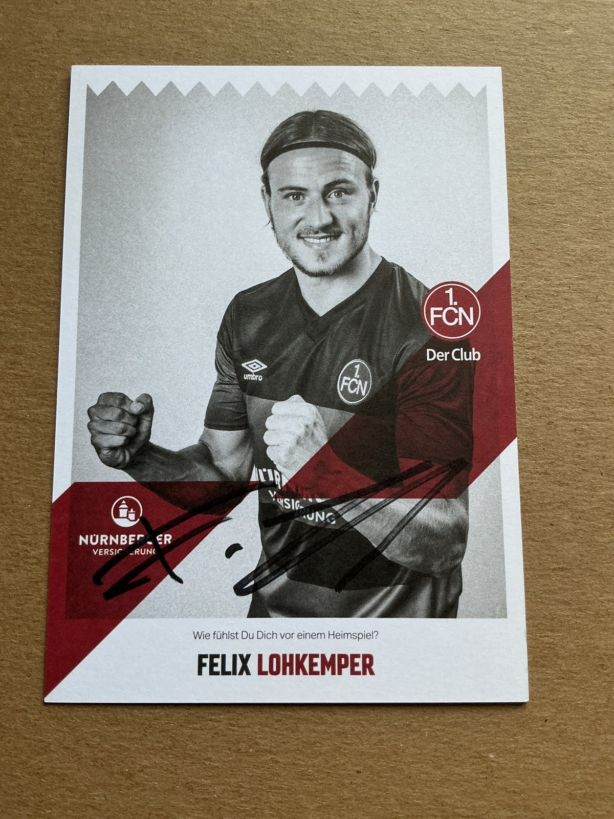 Felix Lohkemper, Germany 🇩🇪 1.FC Nürnberg 2020/21 hand signed - Autographs-World