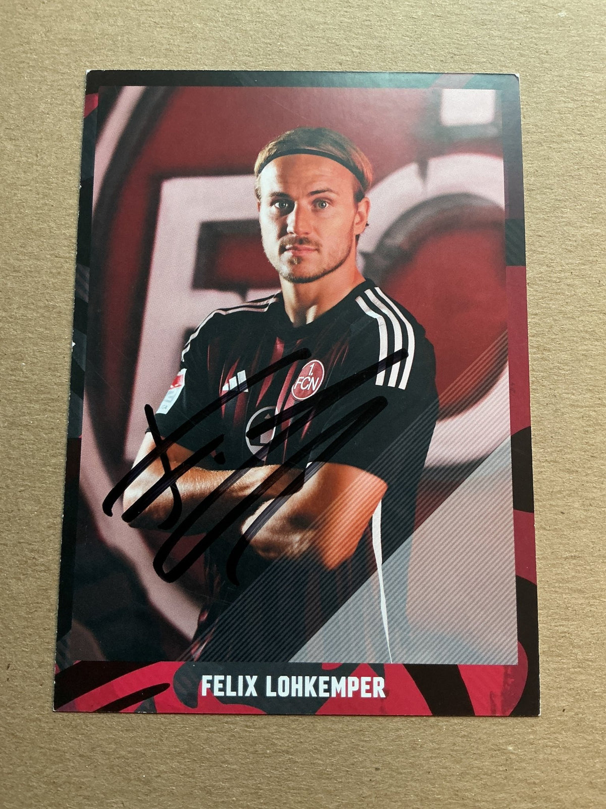 Felix Lohkemper, Germany 🇩🇪 1.FC Nürnberg 2023/24 hand signed - Autographs-World