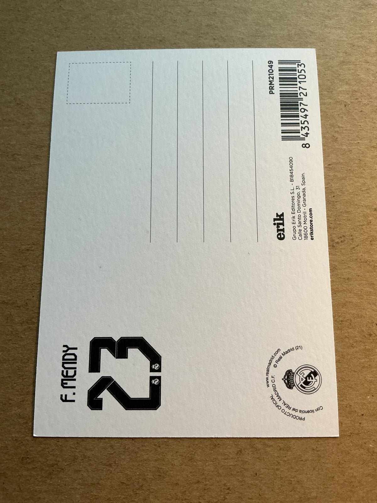 Ferland Mendy, France 🇫🇷 Real Madrid 2021/22 hand signed - Autographs-World