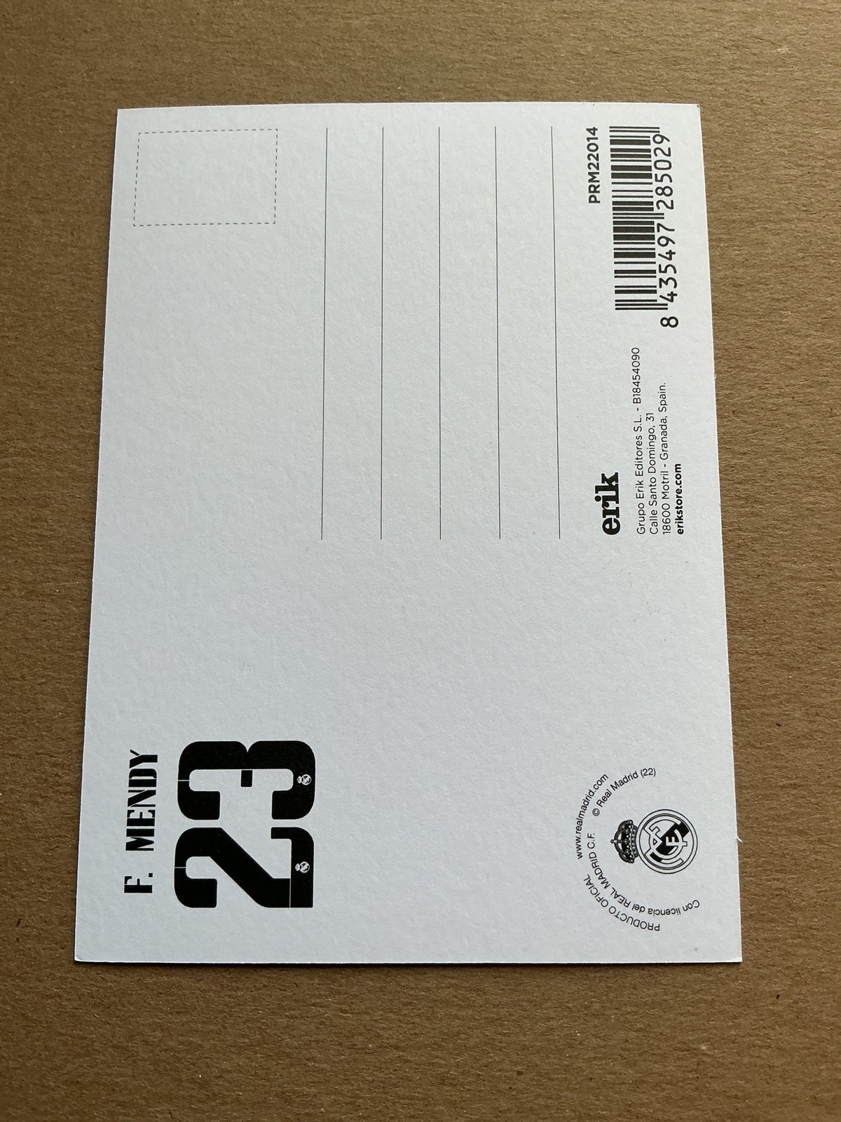 Ferland Mendy, France 🇫🇷 Real Madrid 2022/23 hand signed - Autographs-World