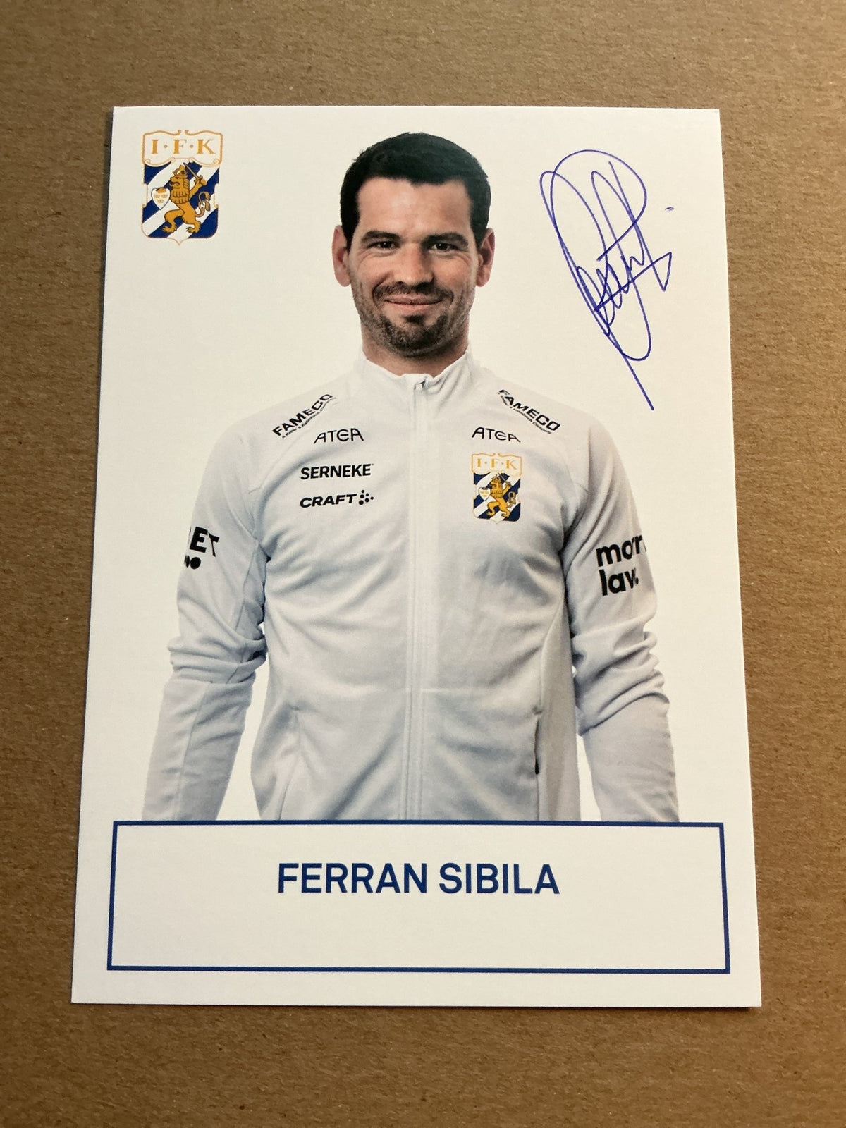 Ferran Sibila, Spain 🇪🇸 IFK Göteborg 2021/22 hand signed - Autographs-World
