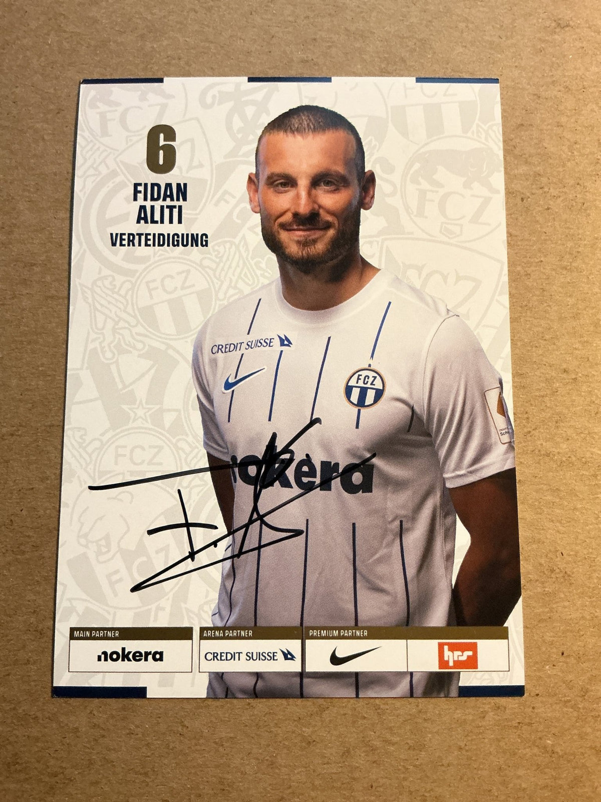 Fidan Aliti, Kosovo 🇽🇰 FC Zürich 2022/23 hand signed - Autographs-World
