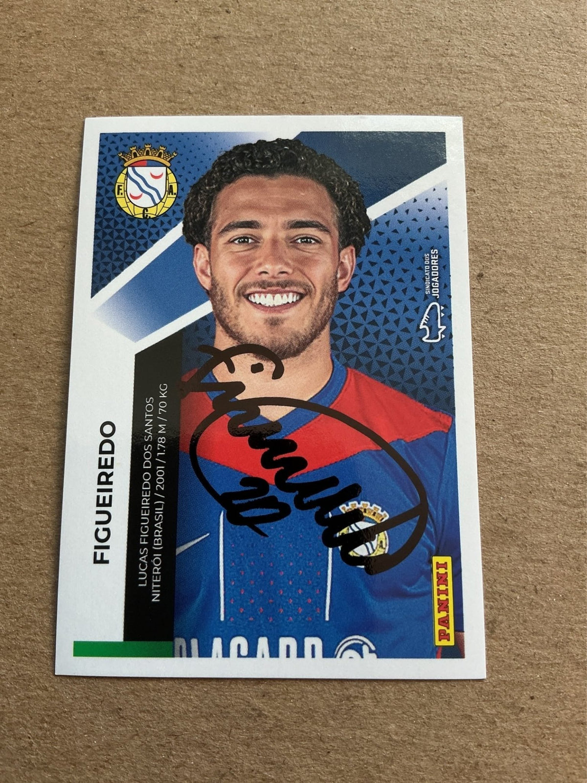 Figueiredo, Brazil 🇧🇷 FC Alverca 2025/26 Panini hand signed - Autographs-World