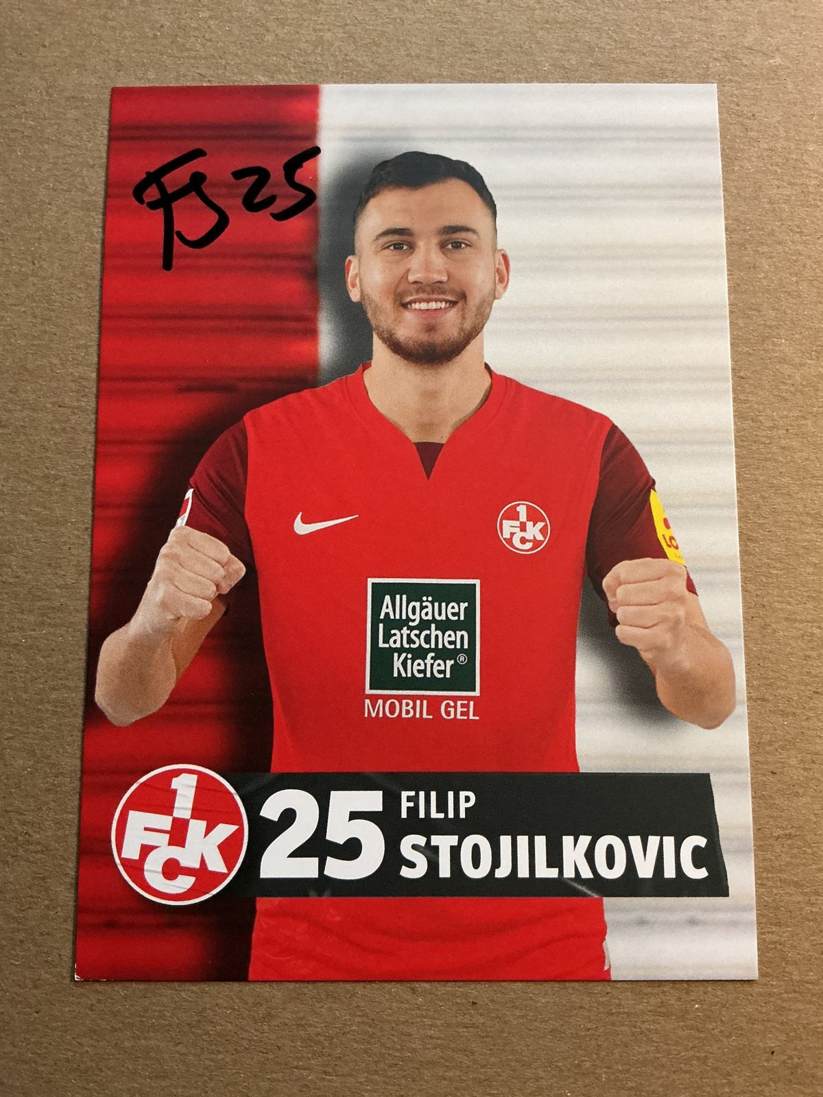 Filip Stojilković, Switzerland 🇨🇭 1.FC Kaiserslautern 2023/24 hand signed - Autographs-World