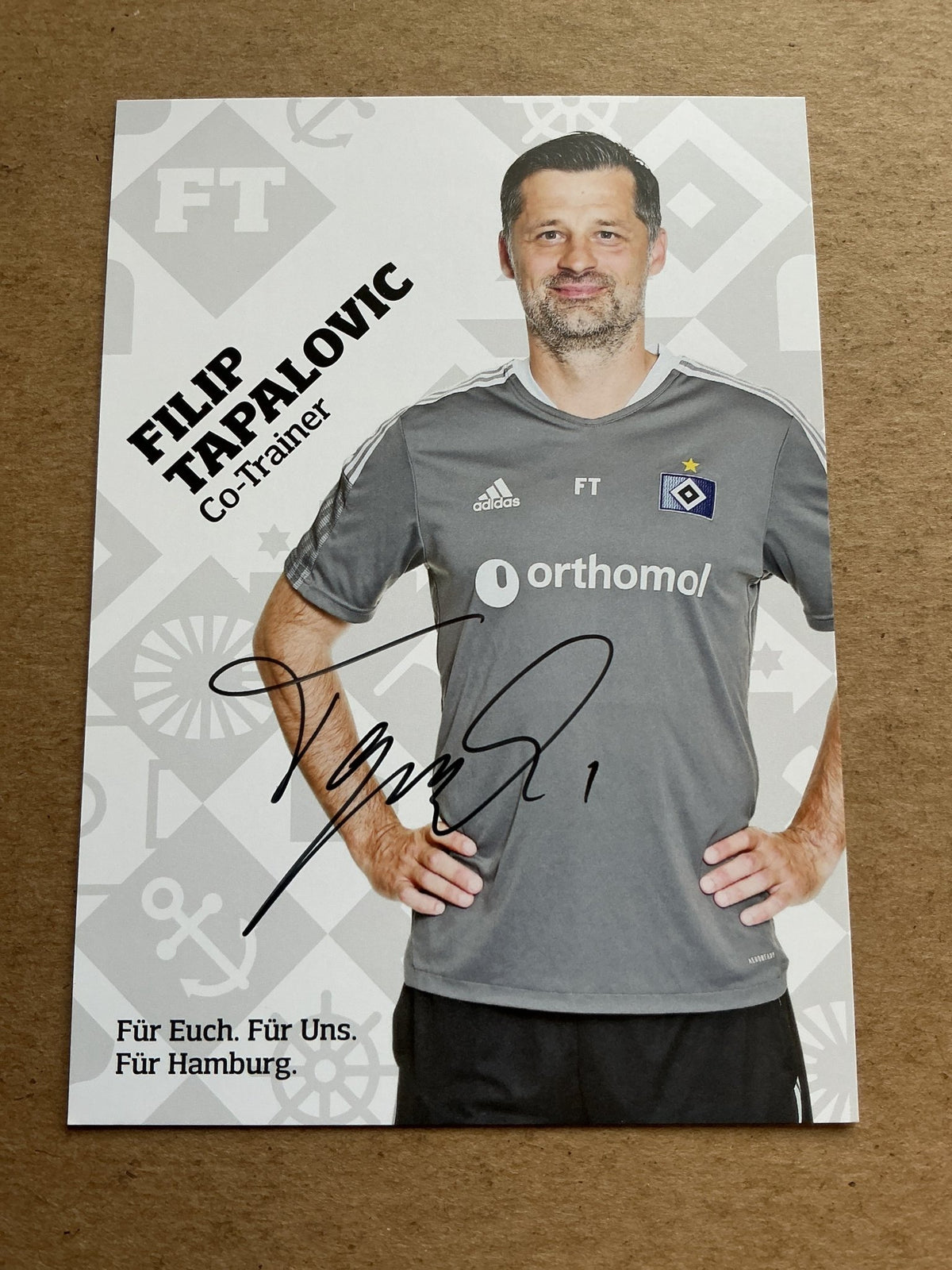 Filip Tapalovic, Croatia 🇭🇷 Hamburger SV 2021/22 hand signed - Autographs-World