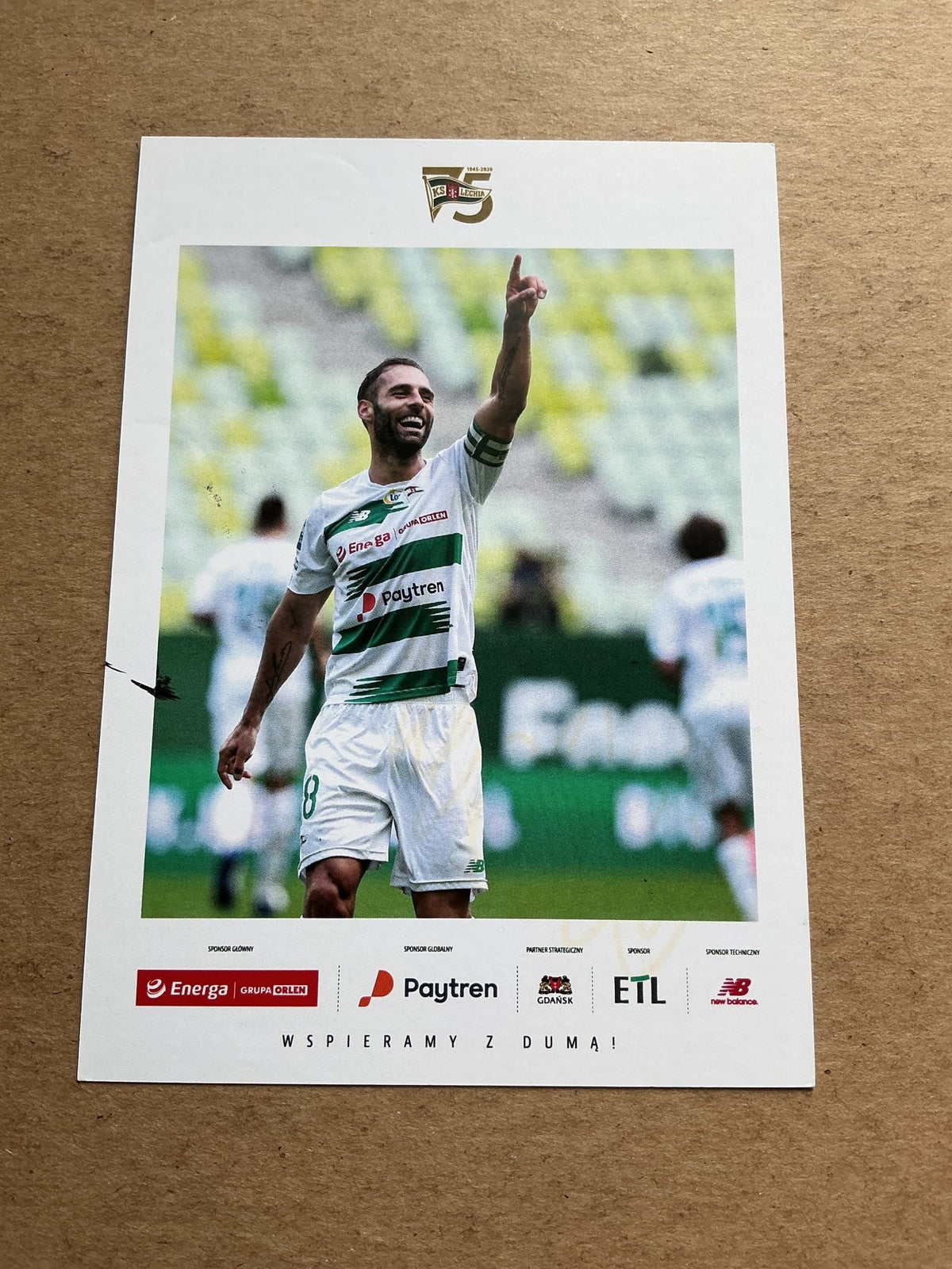 Flávio Paixão, Portugal 🇵🇹 Lechia Gdansk 2020/21 hand signed - Autographs-World