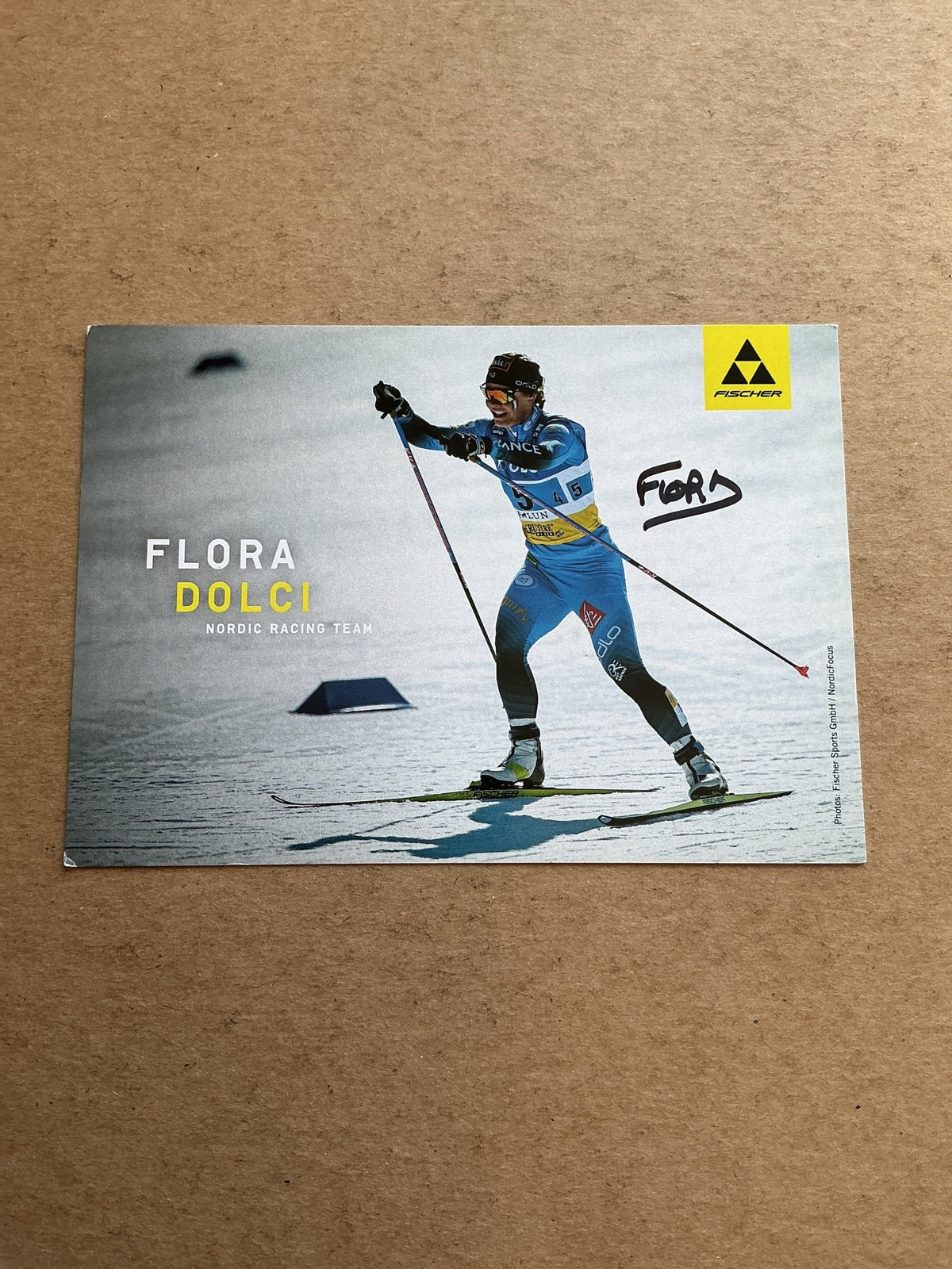 Flora Dolci, France 🇫🇷 Cross Country Winter 2025/26 hand signed - Autographs-World