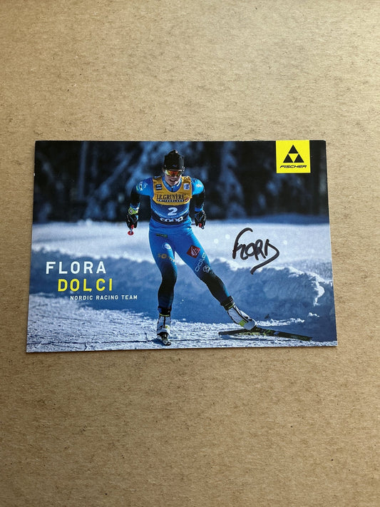 Flora Dolci, France 🇫🇷 Cross Country Winter 2025/26 hand signed - Autographs-World