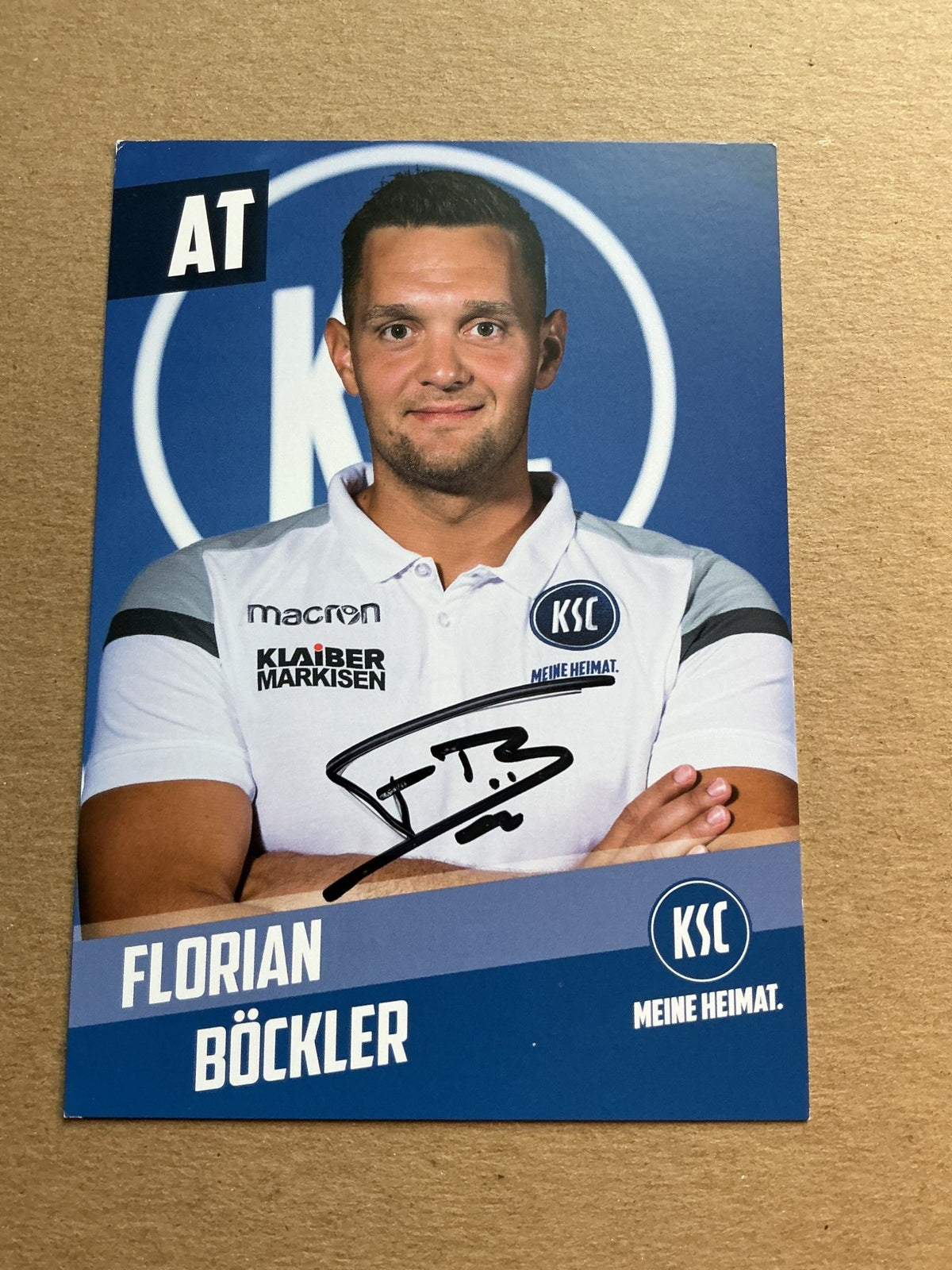 Florian Böckler, Germany 🇩🇪 Karlsruher SC 2019/20 hand signed - Autographs-World