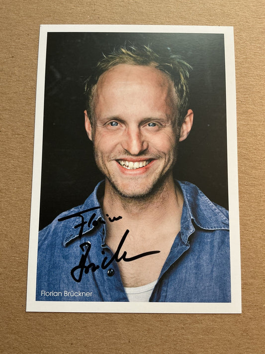 Florian Brückner, Germany 🇩🇪 Actor 2024 hand signed - Autographs-World
