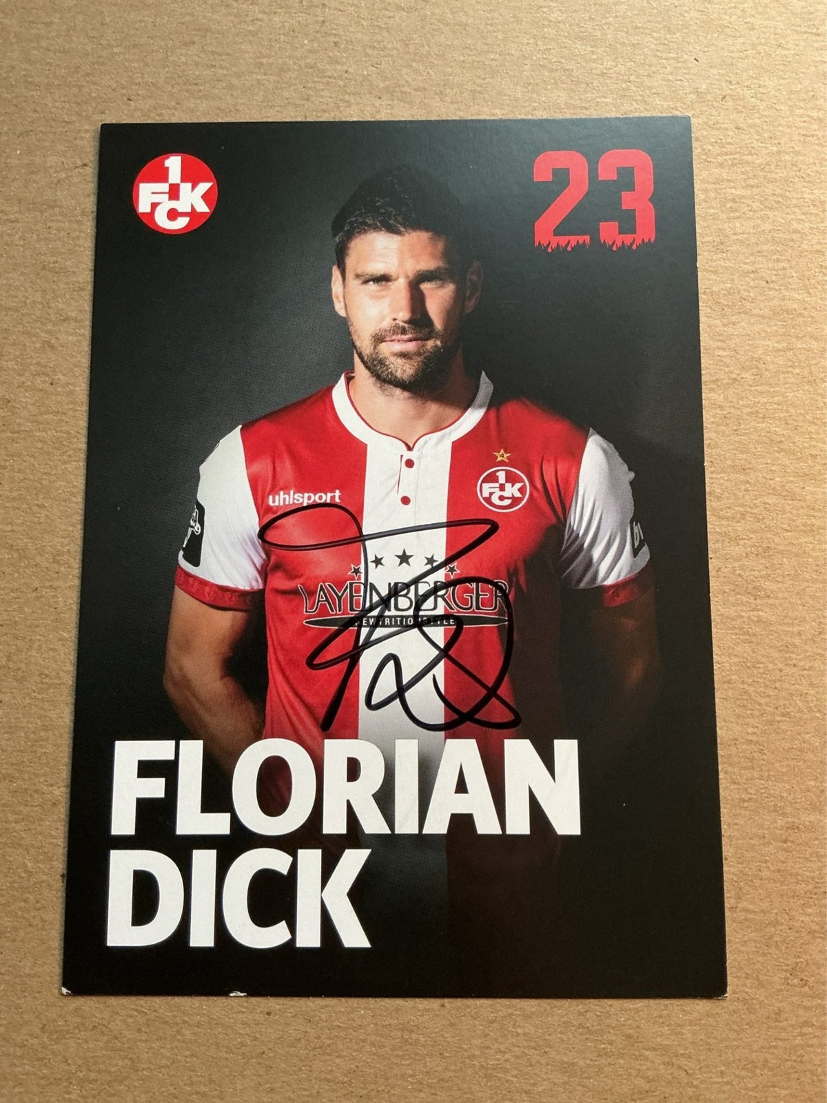 Florian Dick, Germany 🇩🇪 1.FC Kaiserslautern 2018/19 hand signed - Autographs-World