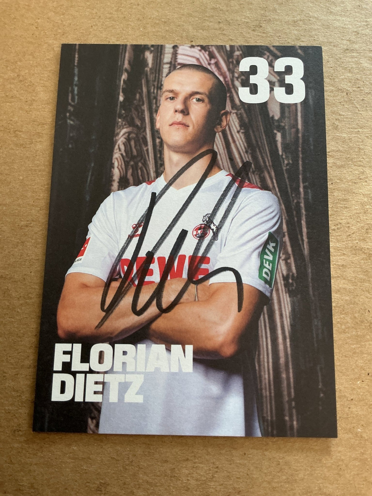 Florian Dietz, Germany 🇩🇪 1.FC Köln 2023/24 hand signed - Autographs-World
