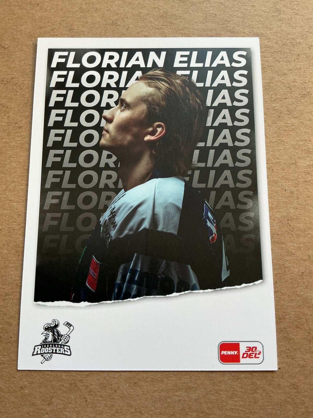 Florian Elias, Germany 🇩🇪 Iserlohn Roosters 2023/24 hand signed - Autographs-World