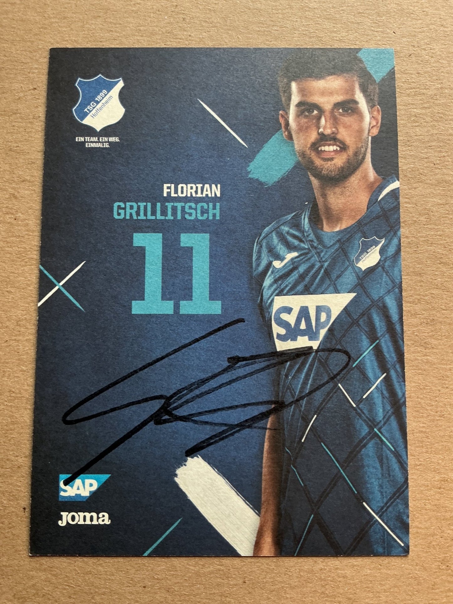 Florian Grillitsch, Austria 🇦🇹 TSG 1899 Hoffenheim 2019/20 hand signed - Autographs-World