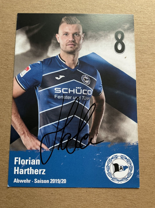 Florian Hartherz, Germany 🇩🇪 Arminia Bielefeld 2019/20 hand signed - Autographs-World
