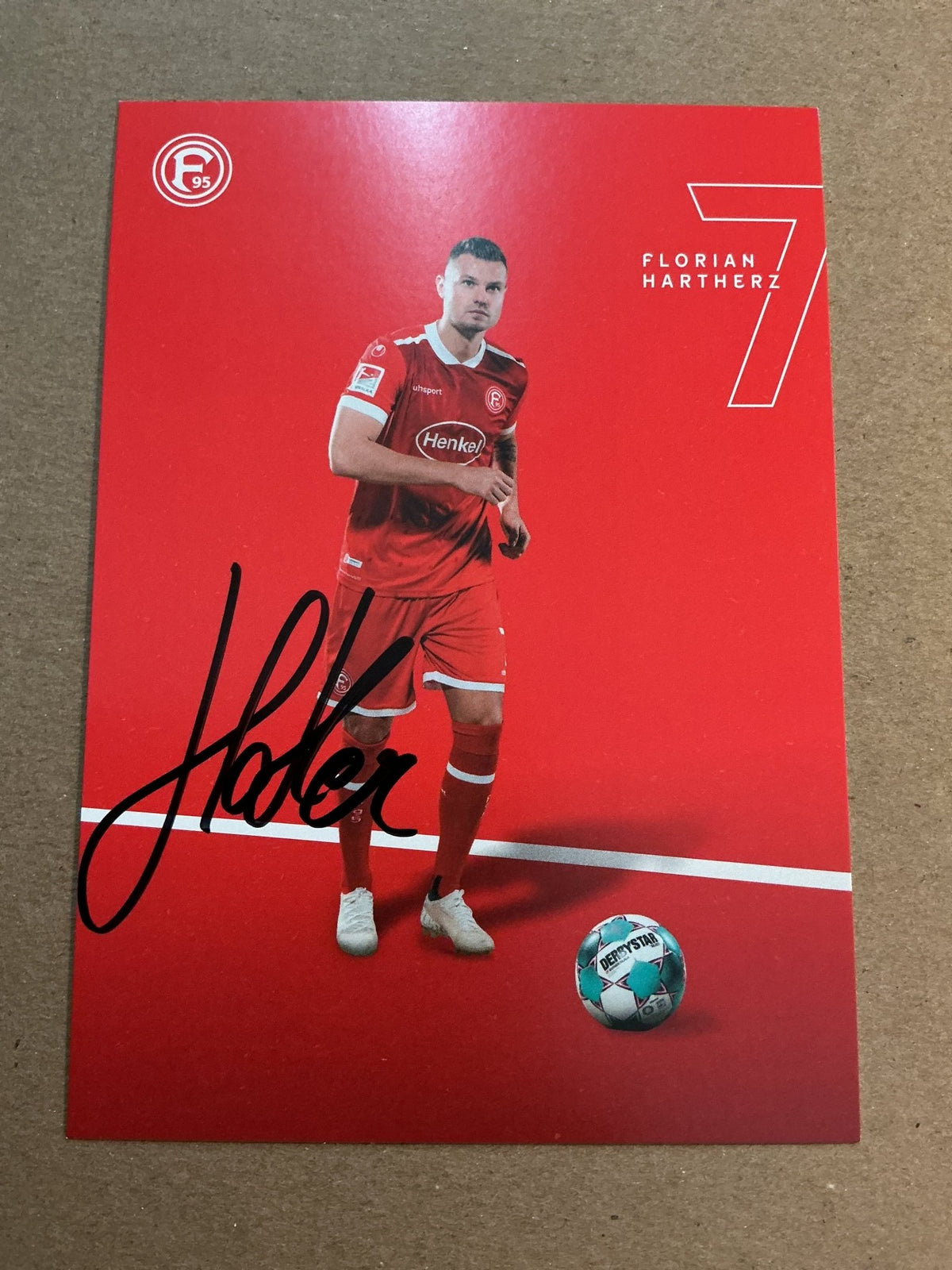Florian Hartherz, Germany 🇩🇪 Fortuna Düsseldorf 2020/21 hand signed - Autographs-World