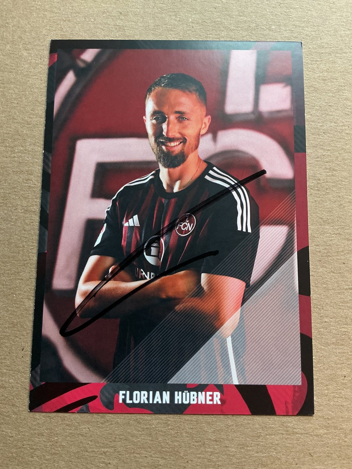 Florian Hübner, Germany 🇩🇪 1.FC Nürnberg 2023/24 hand signed - Autographs-World