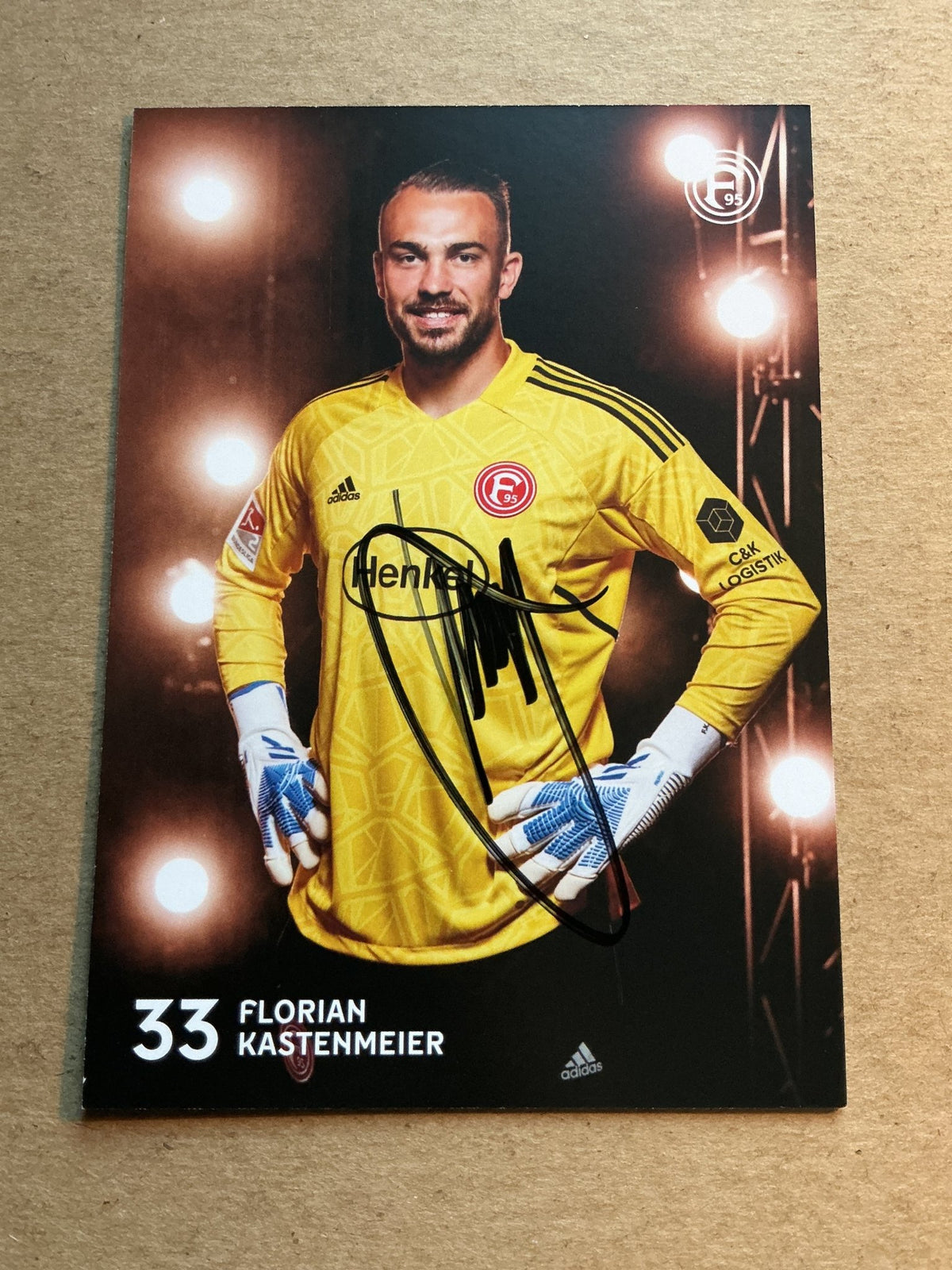Florian Kastenmeier, Germany 🇩🇪 Fortuna Düsseldorf 2022/23 hand signed - Autographs-World