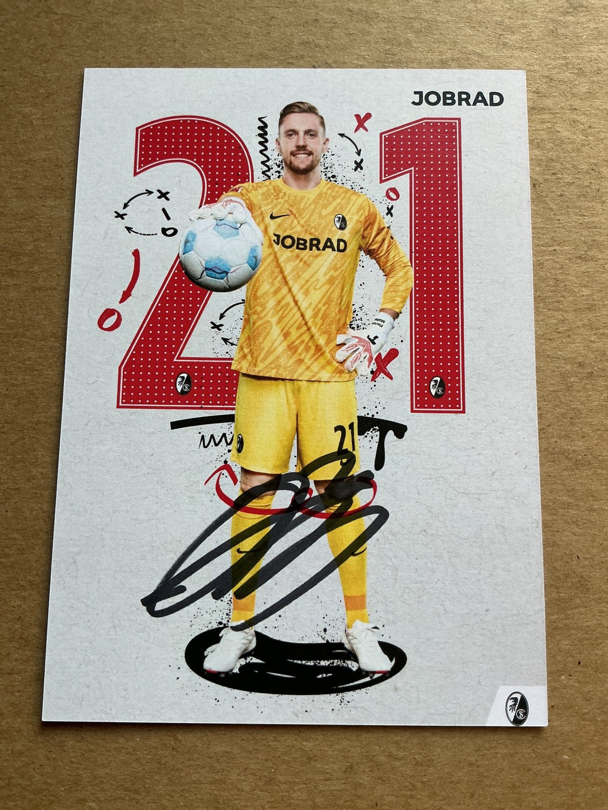 Florian Müller, Germany 🇩🇪 SC Freiburg 2024/25 hand signed - Autographs-World