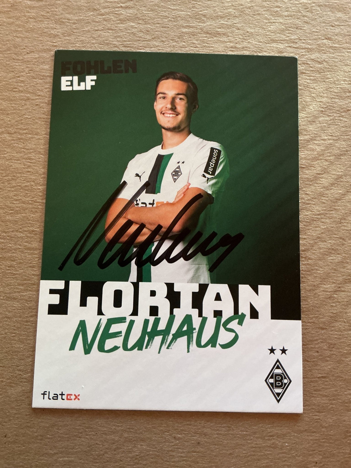 Florian Neuhaus, Germany 🇩🇪 Borussia Mönchengladbach 2022/23 hand signed - Autographs-World