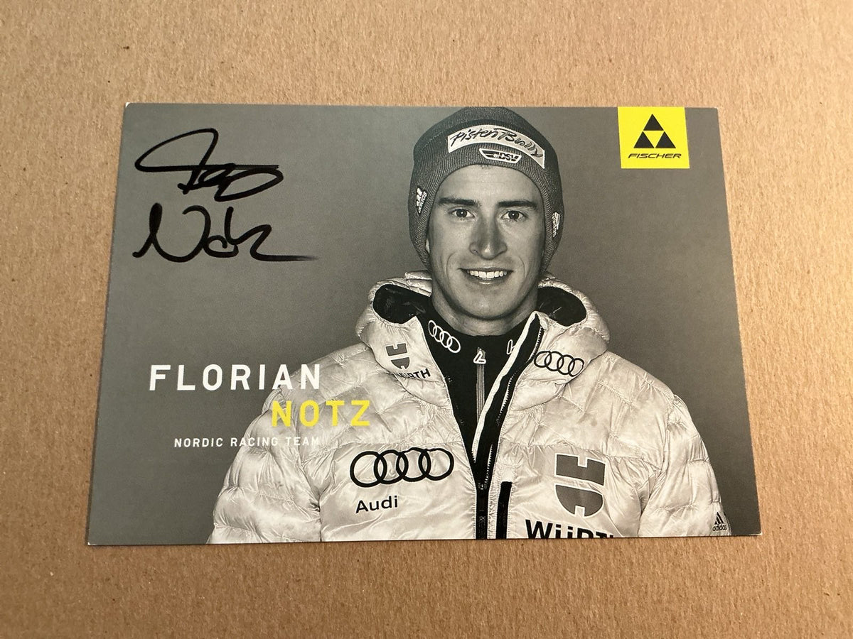 Florian Notz, Germany 🇩🇪 Cross Country Winter 2022/23 hand signed - Autographs-World