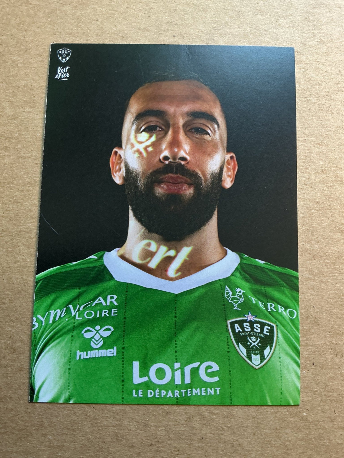 Florian Tardieu, France 🇫🇷 AS Saint-Etienne 2024/25 hand signed - Autographs-World