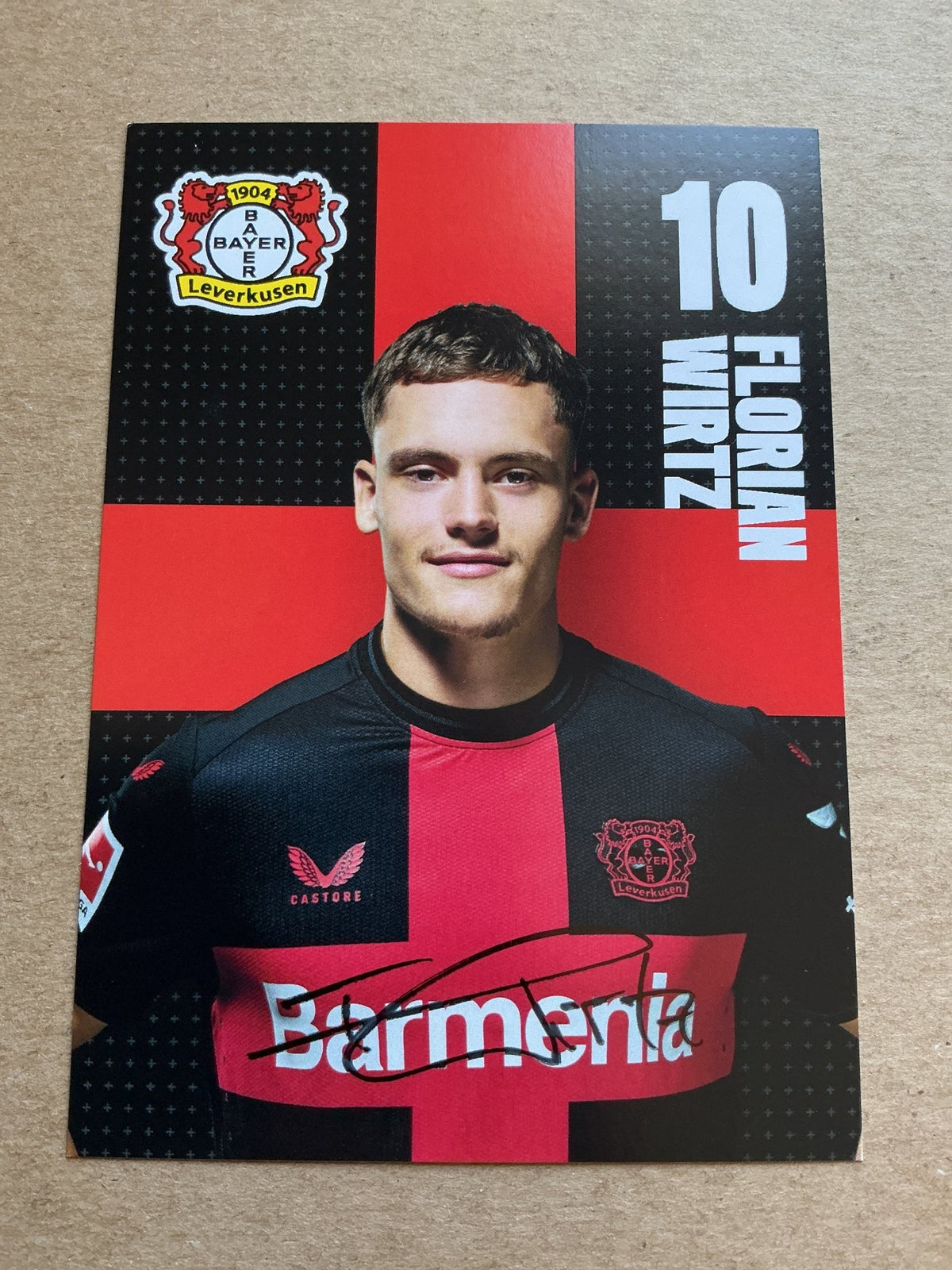 Florian Wirtz, Germany 🇩🇪 Bayer 04 Leverkusen 2023/24 hand signed - Autographs-World