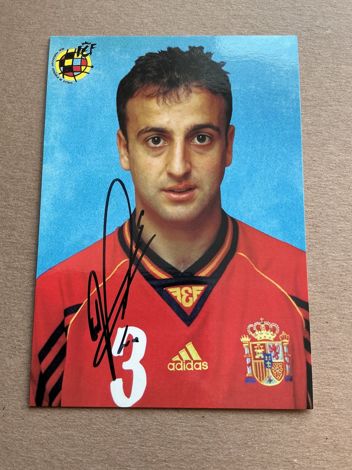 Fran, Spain 🇪🇸 FIFA World Cup 1998 hand signed - Autographs-World