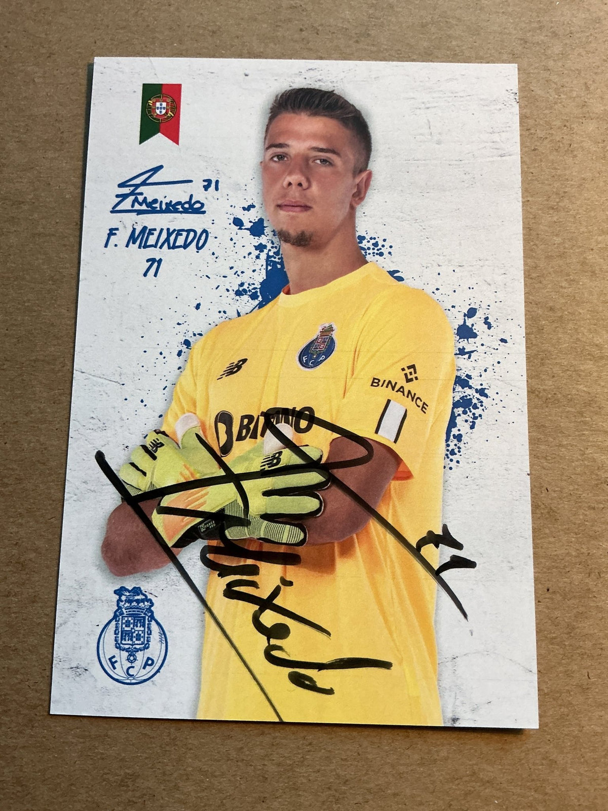 Francisco Meixedo, Portugal 🇵🇹 FC Porto 2022/23 hand signed - Autographs-World