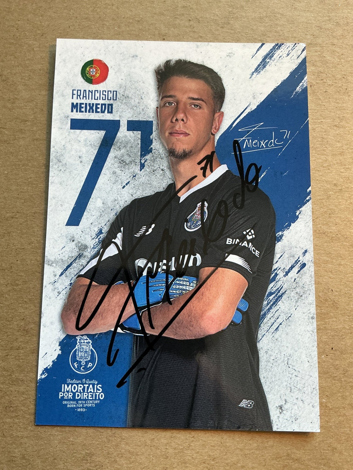 Francisco Meixedo, Portugal 🇵🇹 FC Porto 2023/24 hand signed - Autographs-World