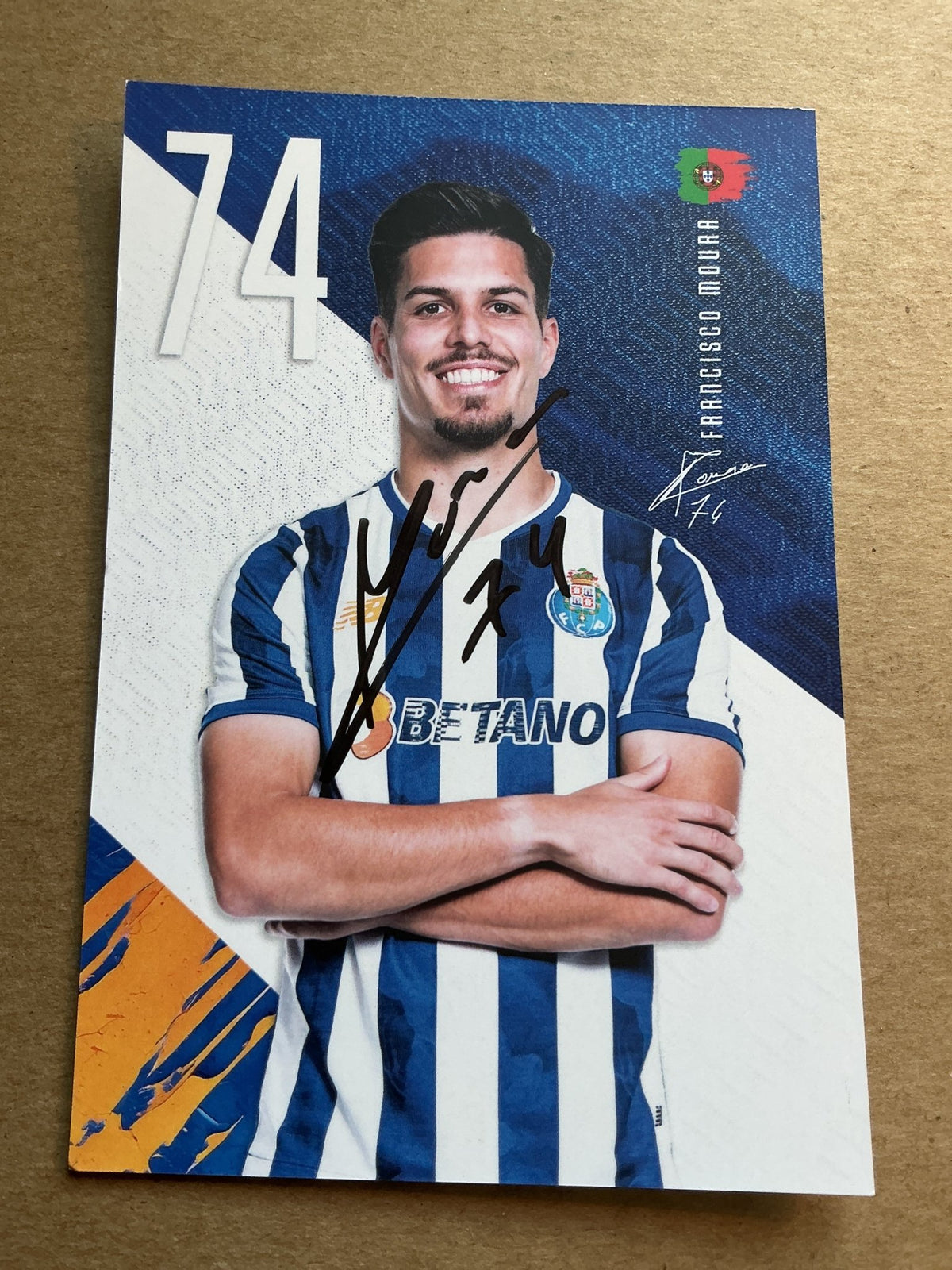 Francisco Moura , Portugal 🇵🇹 FC Porto 2024/25 hand signed - Autographs-World