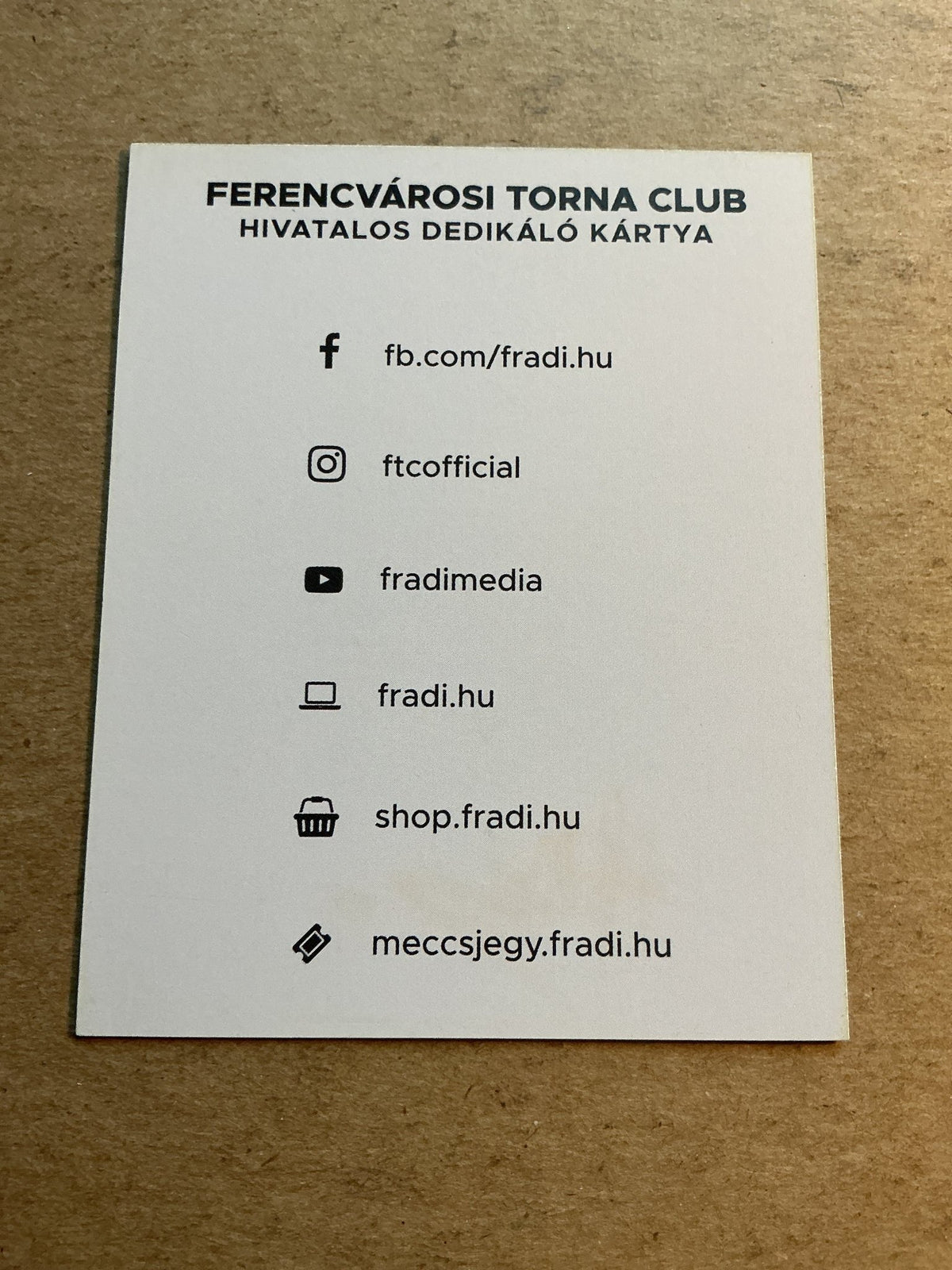 Franck Boli, Ivory Coast 🇨🇮 Ferencvaros TC 2021/22 hand signed - Autographs-World