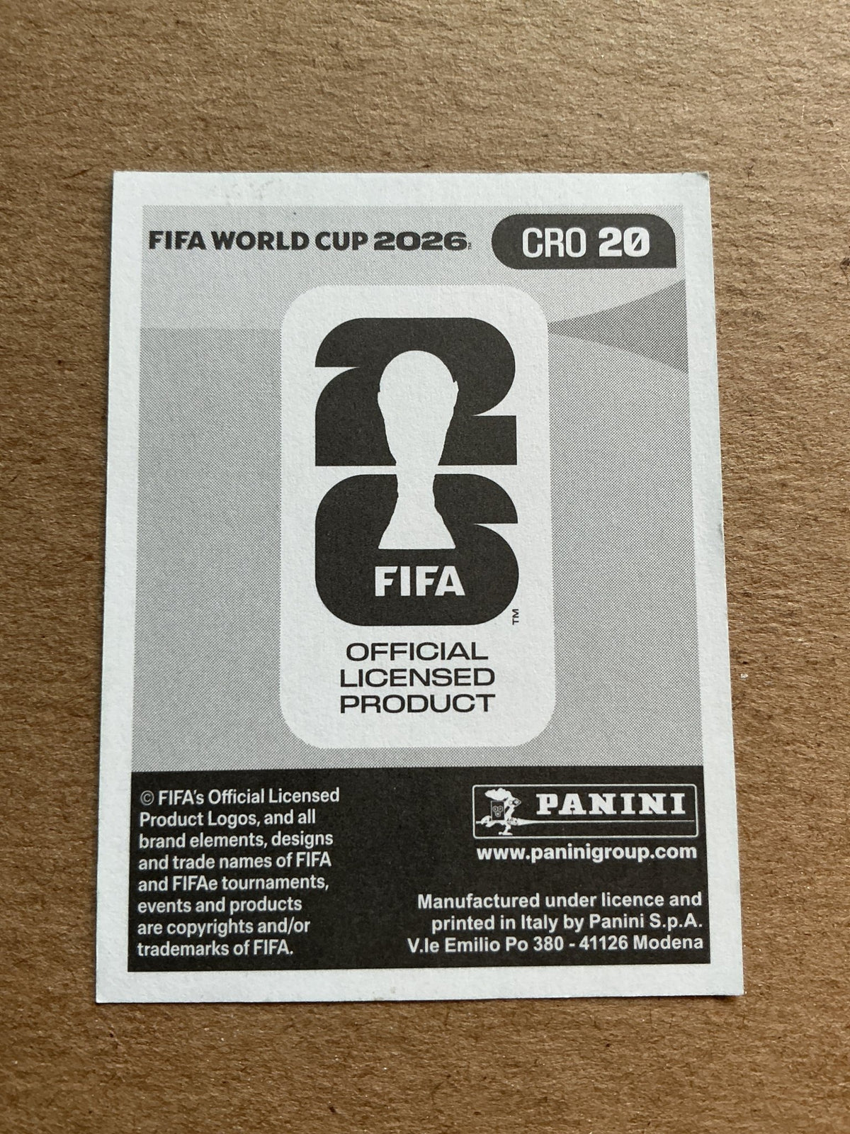 Franjo Ivanović, Croatia 🇭🇷 FIFA World Cup 2026 Panini hand signed - Autographs-World
