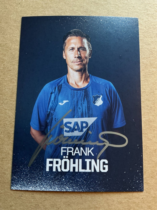Frank Fröhling, Germany 🇩🇪 TSG 1899 Hoffenheim 2024/25 hand signed - Autographs-World