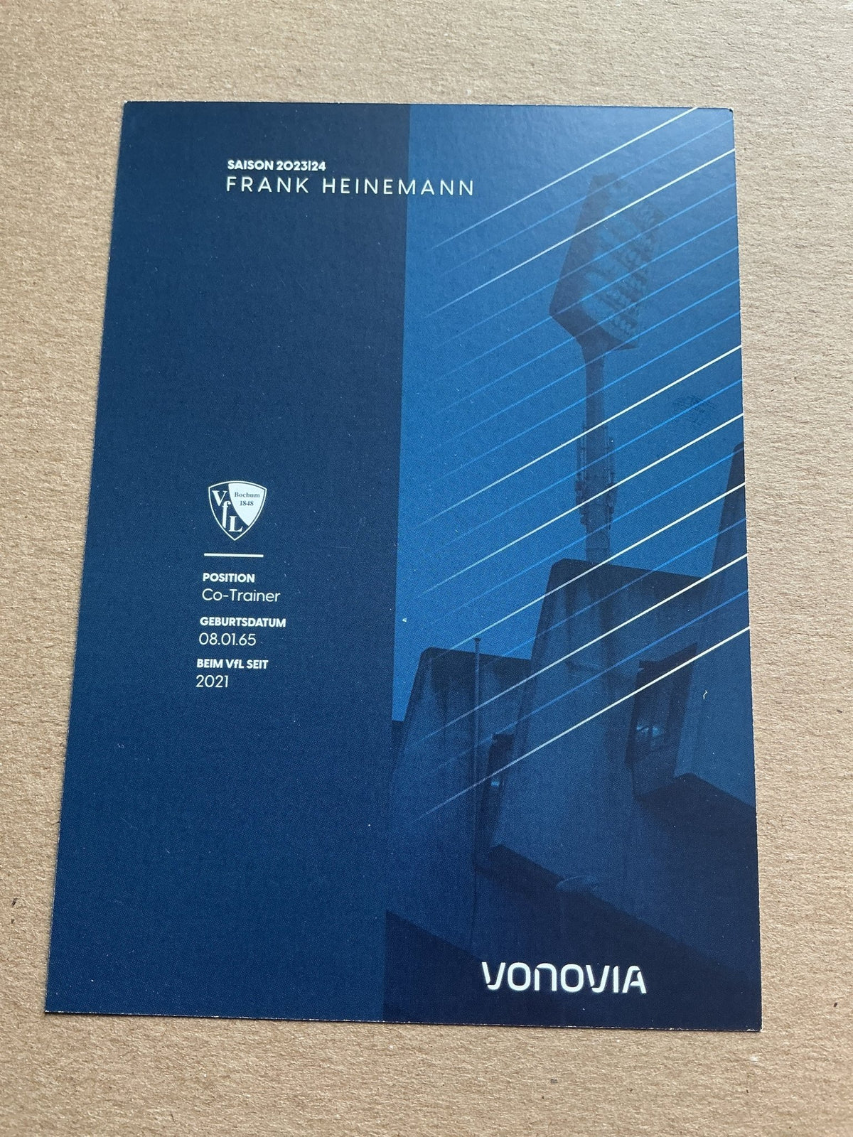 Frank Heinemann, Germany 🇩🇪 VfL Bochum 2023/24 hand signed - Autographs-World