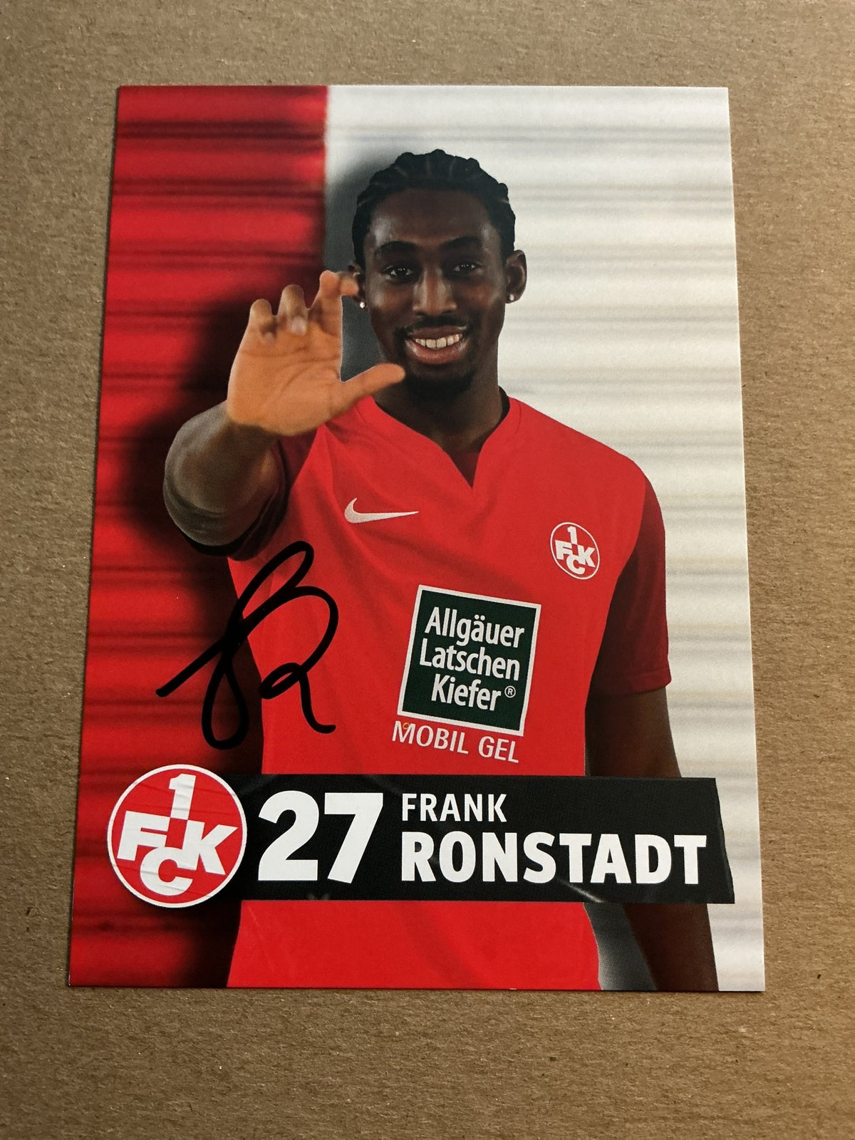 Frank Ronstadt, Germany 🇩🇪 1.FC Kaiserslautern 2023/24 hand signed - Autographs-World