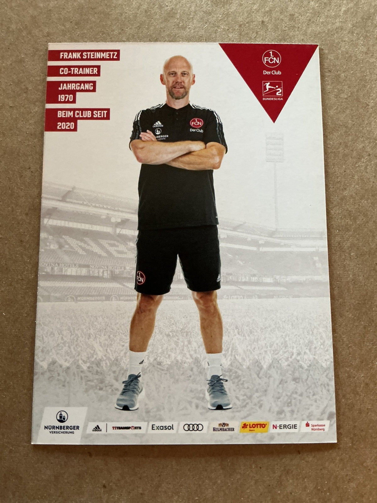 Frank Steinmetz, Germany 🇩🇪 1.FC Nürnberg 2021/22 hand signed - Autographs-World