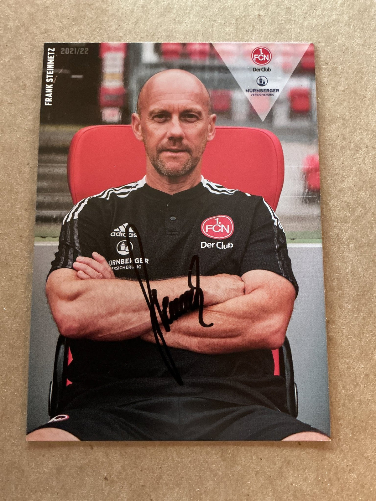 Frank Steinmetz, Germany 🇩🇪 1.FC Nürnberg 2021/22 hand signed - Autographs-World