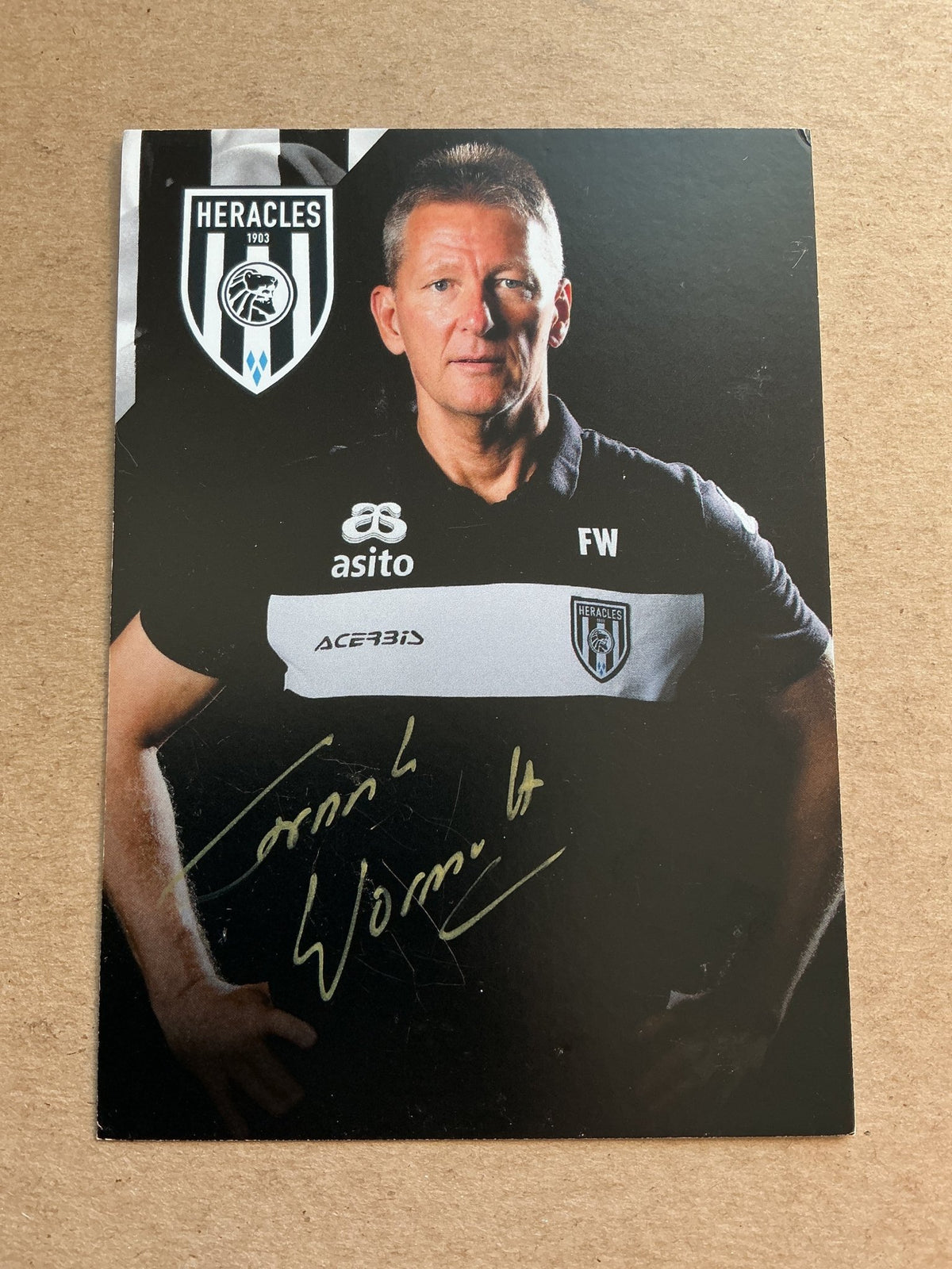 Frank Wormuth, Germany 🇩🇪 Heracles Almelo 2021/22 hand signed - Autographs-World