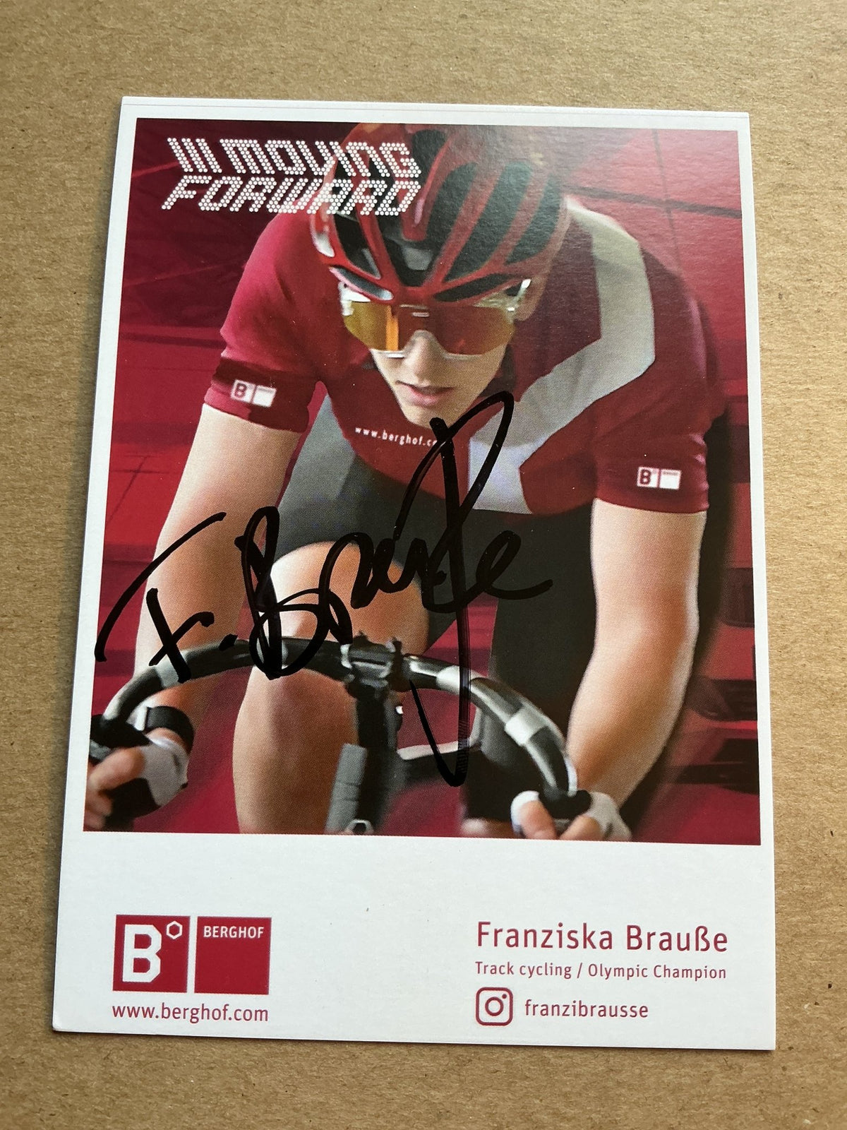 Franziska Brauße, Germany 🇩🇪 Cycling Summer Olympics 2024 hand signed - Autographs-World