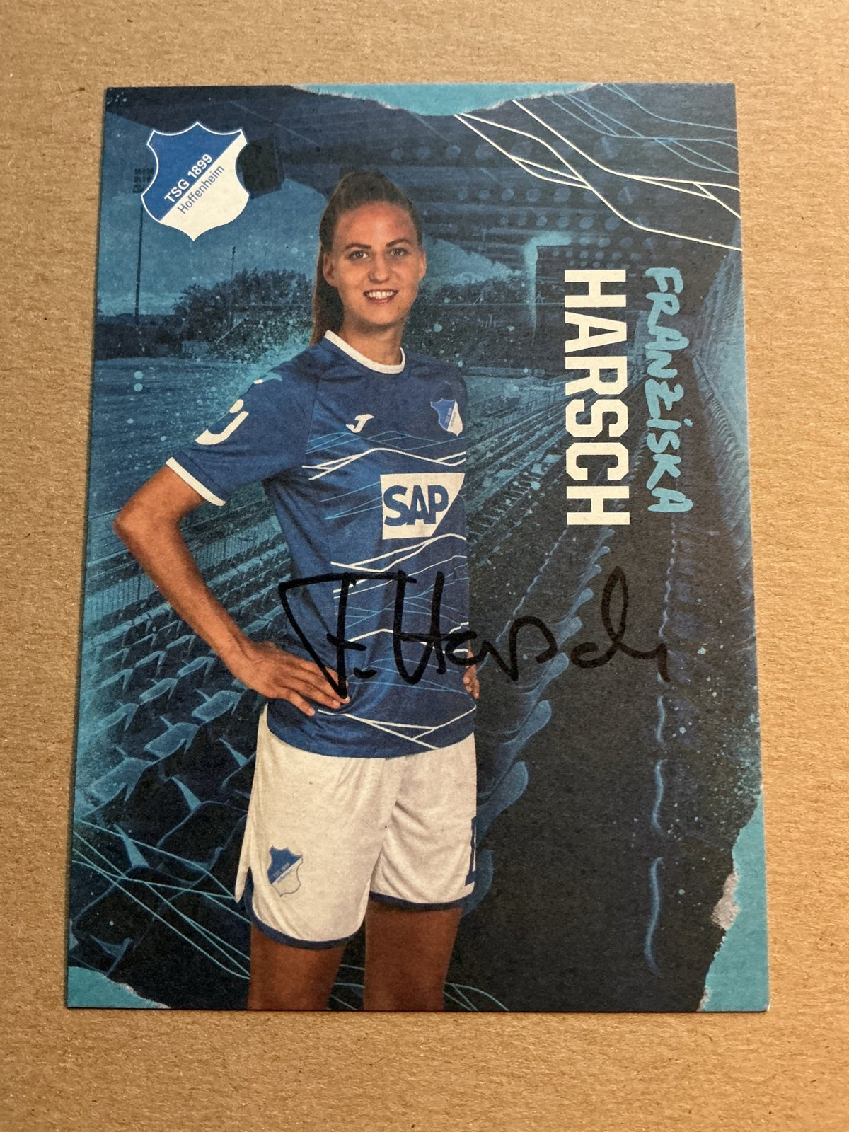Franziska Harsch, Germany 🇩🇪 TSG 1899 Hoffenheim 2022/23 hand signed - Autographs-World
