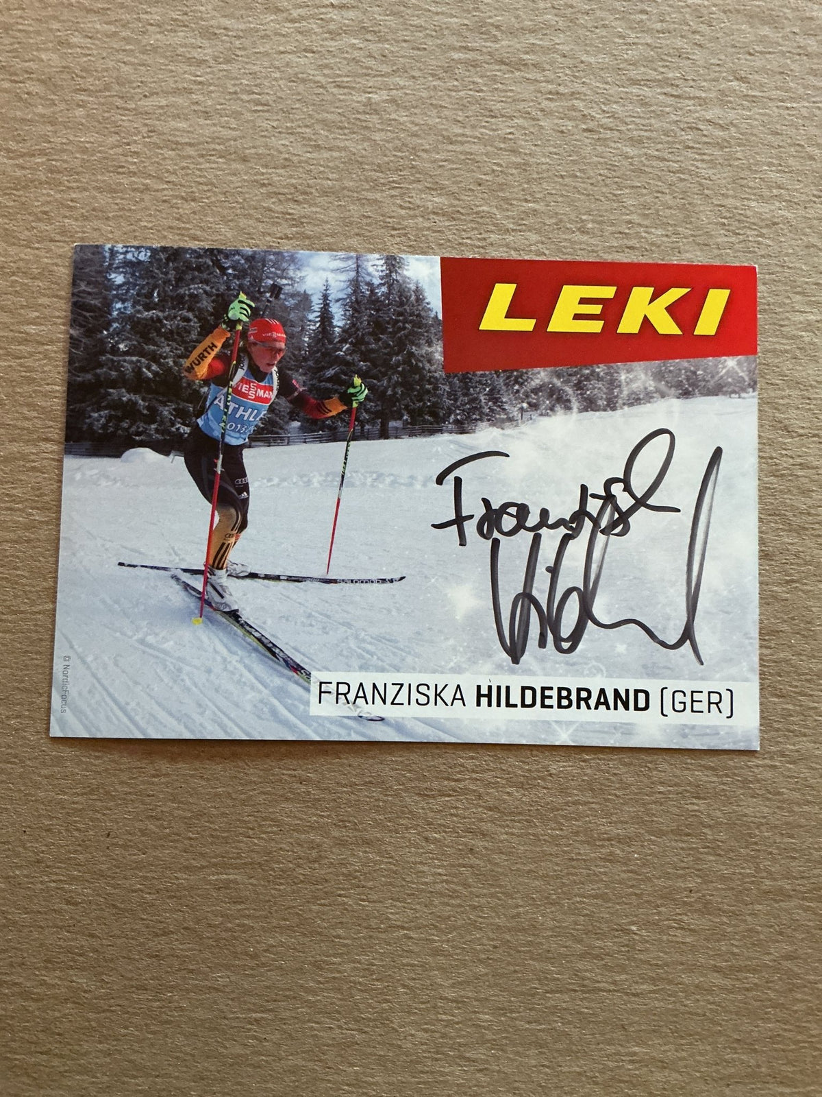 Franziska Hildebrand, Germany 🇩🇪 Biathlon 2023/24 hand signed - Autographs-World