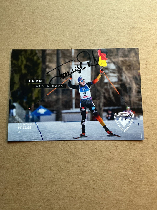 Franziska Preuß, Germany 🇩🇪 Biathlon Winter 2025/26 hand signed - Autographs-World