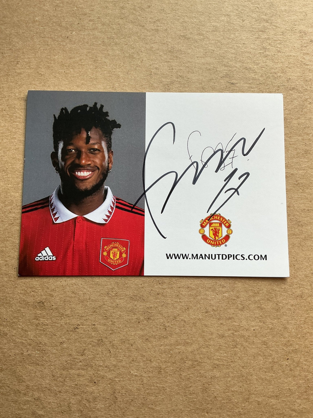 Fred, Brazil 🇧🇷 Manchester United 2022/23 hand signed - Autographs-World